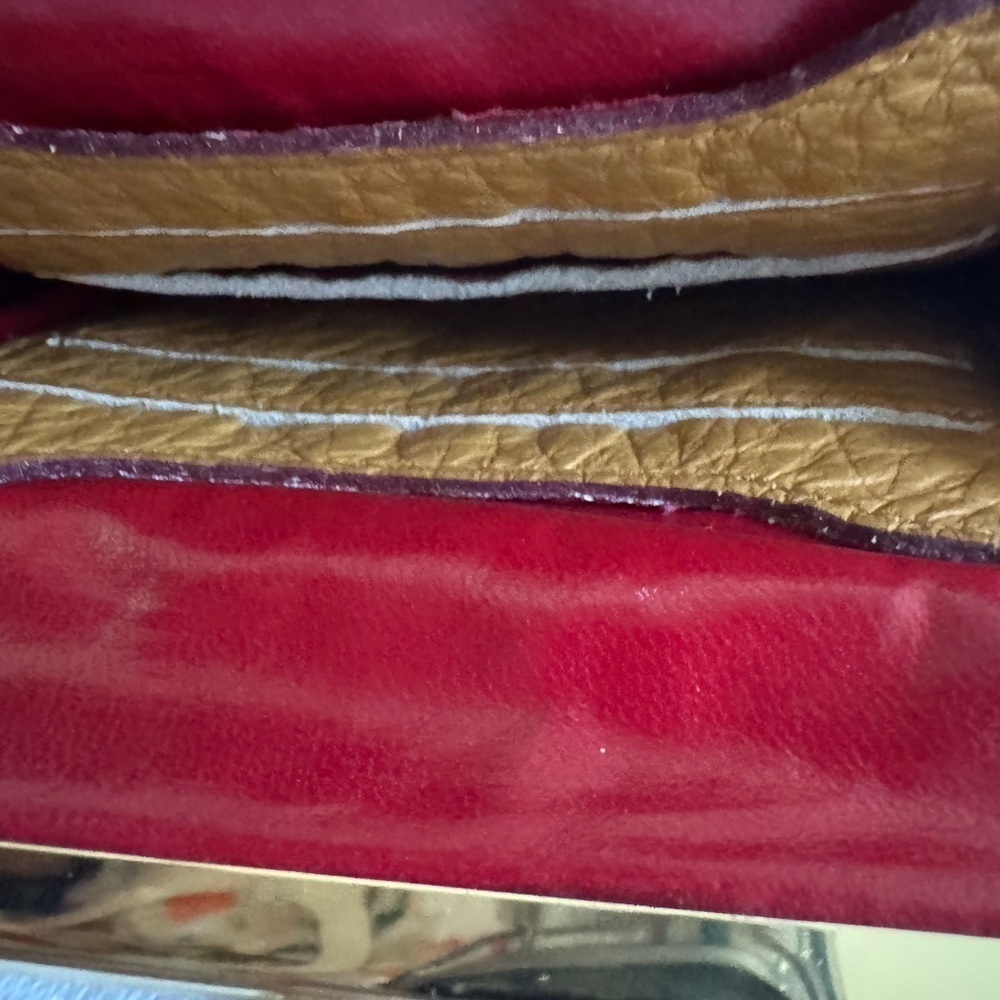 Dooney & Bourke Leather Kiss Lock Coin Purse - Picture 7 of 8